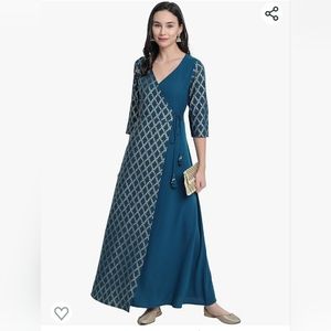 Teal women's kurta